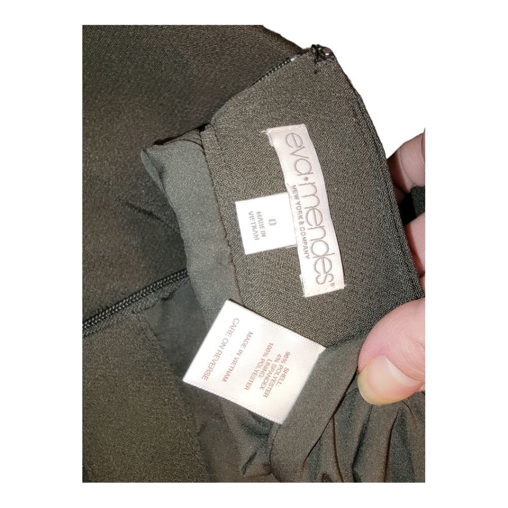 Eva Mendes/New York & Company (NY&Co) Olive/Green Pencil Skirt, 0, NWOT - Picture 15 of 15